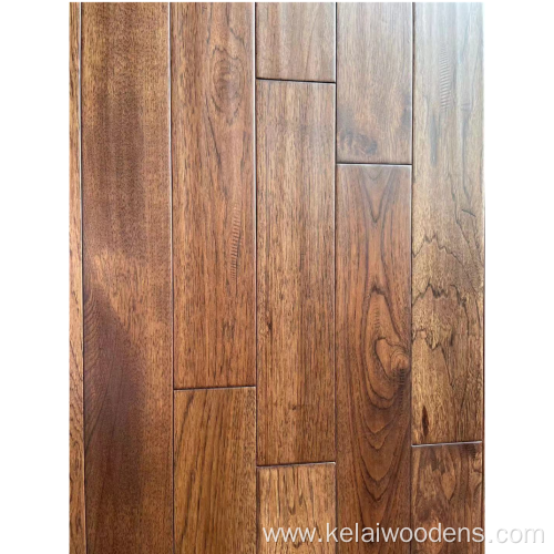 Hickory hardwood flooring / solid wooden floor